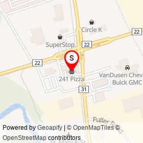 241 Pizza on Westney Road South, Ajax Ontario - location map