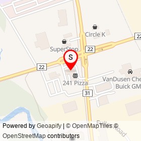 The Greek Freak on Bayly Street West, Ajax Ontario - location map