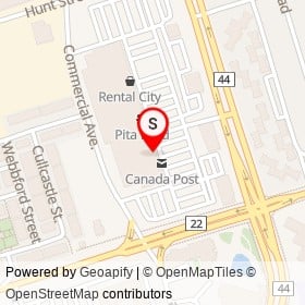 National Thrift on Commercial Avenue, Ajax Ontario - location map