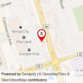 Global Pet Foods on Harwood Avenue South, Ajax Ontario - location map