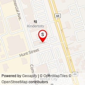 Sam's Food Stores on Hunt Street, Ajax Ontario - location map