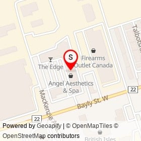 Bathworks on Bayly Street West, Ajax Ontario - location map