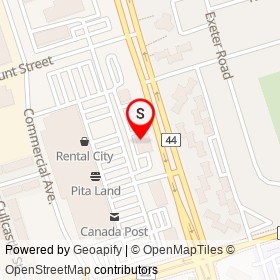 Oxford Imaging on Harwood Avenue South, Ajax Ontario - location map