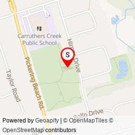 No Name Provided on Hirons Drive, Ajax Ontario - location map