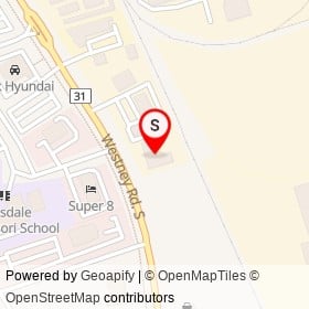 J&S Centre on Westney Road South, Ajax Ontario - location map