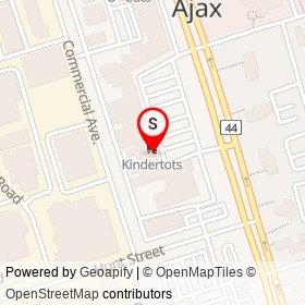 Wild Ink on Commercial Avenue, Ajax Ontario - location map