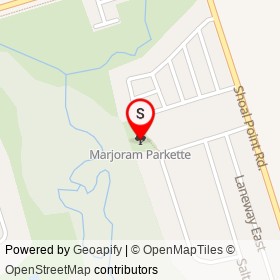 Marjoram Parkette on , Ajax Ontario - location map