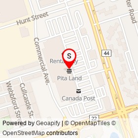 Hakka Passion on Commercial Avenue, Ajax Ontario - location map