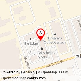 Ace Optical on MacKenzie Avenue, Ajax Ontario - location map