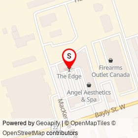 The Edge on MacKenzie Avenue, Ajax Ontario - location map