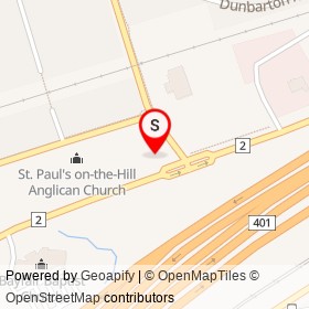 OLCO on Kingston Road, Pickering Ontario - location map