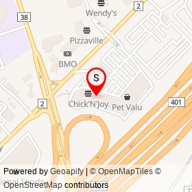Pizza Pizza on Kingston Road, Pickering Ontario - location map