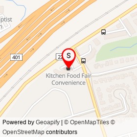 Kitchen Food Fair Convenience on Bayly Street, Pickering Ontario - location map