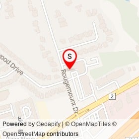 CIBC on Rougemount Drive, Pickering Ontario - location map