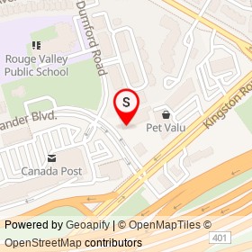 Popeyes on Rylander Boulevard, Toronto Ontario - location map