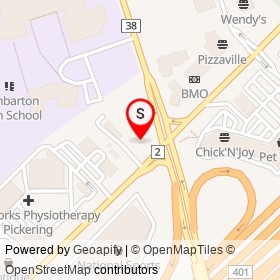 Shell on Kingston Road, Pickering Ontario - location map