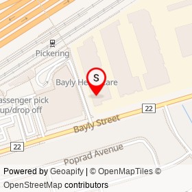 Irish Times on Bayly Street, Pickering Ontario - location map