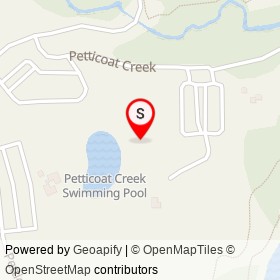 Petticoat Creek Conservation Area on Houston Court, Pickering Ontario - location map