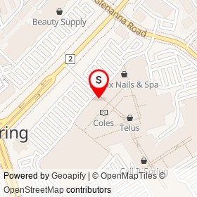 TD on Kingston Road, Pickering Ontario - location map