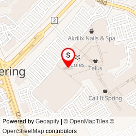 Crate Designs Furniture on Kingston Road, Pickering Ontario - location map
