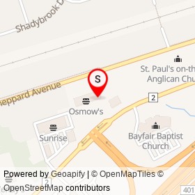 Popeyes on Sheppard Avenue, Pickering Ontario - location map
