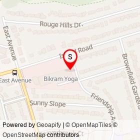 Rouge Valley Pool & Landscaping on Friendship Avenue, Toronto Ontario - location map