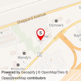 Mary Brown's on Kingston Road, Pickering Ontario - location map