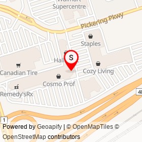 Sabina's Casual Dining & Pub on Pickering Parkway, Pickering Ontario - location map