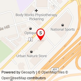 Diplomat LeisureScapes on Kingston Road, Pickering Ontario - location map