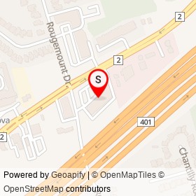 TD Canada Trust on Kingston Road, Pickering Ontario - location map