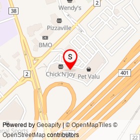 Scotiabank on Kingston Road, Pickering Ontario - location map