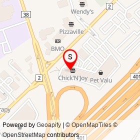 The Great Canadian Bagel on Kingston Road, Pickering Ontario - location map