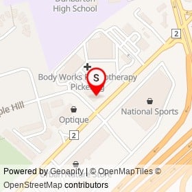 DUCA Credit Union on Steeple Hill, Pickering Ontario - location map