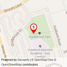 No Name Provided on Shadybrook Drive, Pickering Ontario - location map