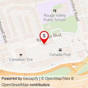 QS Nails Salon on Rylander Boulevard, Toronto Ontario - location map