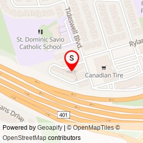 No Name Provided on Huxtable Lane, Toronto Ontario - location map