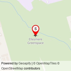 Ellesmere Greenspace on , Toronto Ontario - location map