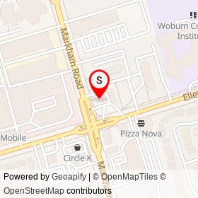 Shell on Markham Road, Toronto Ontario - location map