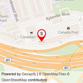 TNS Health Store on Highway 401 Collectors, Toronto Ontario - location map