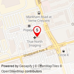 No Name Provided on Markham Road, Toronto Ontario - location map