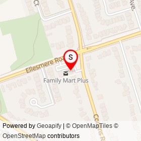 Highland Creek Fish and Chips on Ellesmere Road, Toronto Ontario - location map