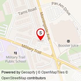 Fossil and Haggis on Bonspiel Drive, Toronto Ontario - location map