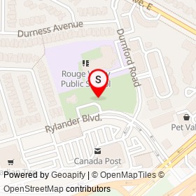Scarborough—Rouge Park on , Toronto Ontario - location map