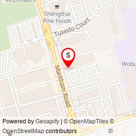 Scarborough Buffet on Markham Road, Toronto Ontario - location map