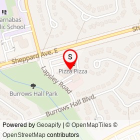 Lapsley Food and Conveniences on Lapsley Road, Toronto Ontario - location map