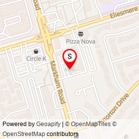 Rexall on Markham Road, Toronto Ontario - location map