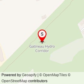 Gatineau Hydro Corridor on , Toronto Ontario - location map