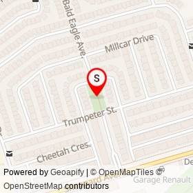 Trumpeter Park on , Toronto Ontario - location map