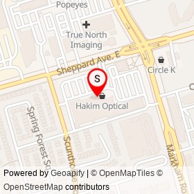 Clore Beauty Supply on Sheppard Avenue East, Toronto Ontario - location map