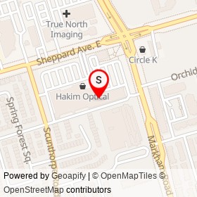 Ai Sushi on Crown Acres Court, Toronto Ontario - location map
